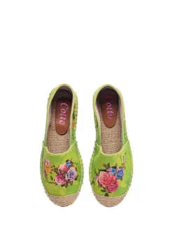 Espadrilles in Grün/ Bunt><noscript><img width=