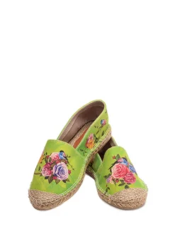 Espadrilles in Grün/ Bunt><noscript><img width=