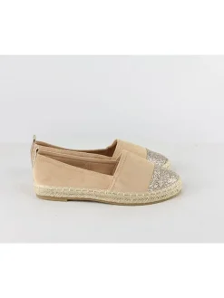 Foreverfolie Halbschuhe^Espadrilles in Khaki