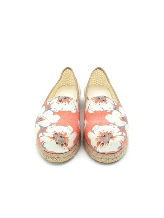 Espadrilles in Orange/ Creme>Calceo New