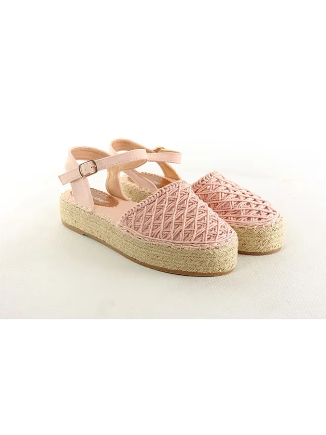 Poti Pati Halbschuhe^Espadrilles in Rosa