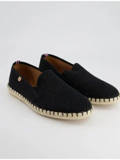 Verbenas Halbschuhe^Espadrilles in Schwarz