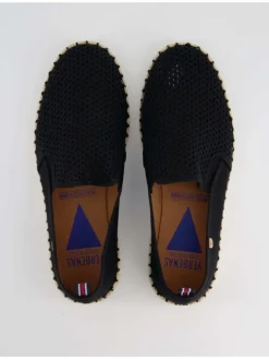 Verbenas Halbschuhe^Espadrilles in Schwarz