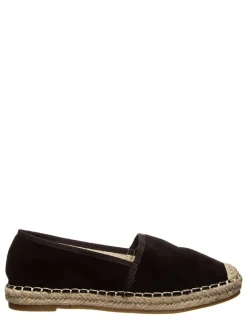 Foreverfolie Halbschuhe^Espadrilles in Schwarz