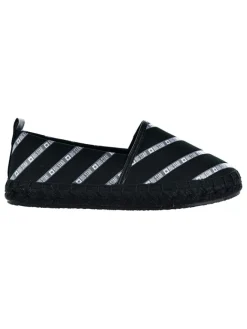 BIG STAR Halbschuhe^Espadrilles in Schwarz/ Weiß