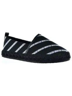 BIG STAR Halbschuhe^Espadrilles in Schwarz/ Weiß