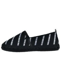 BIG STAR Halbschuhe^Espadrilles in Schwarz/ Weiß
