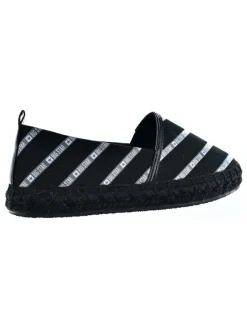 BIG STAR Halbschuhe^Espadrilles in Schwarz/ Weiß