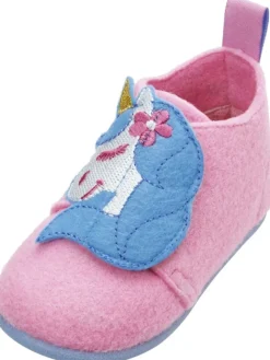 Playshoes Hausschuhe^Filz-Hausschuh Einhorn in Rosa