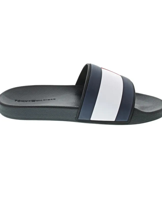 Tommy Hilfiger Outdoorschuhe^Flag Pool Slide Pantolette Schwarz