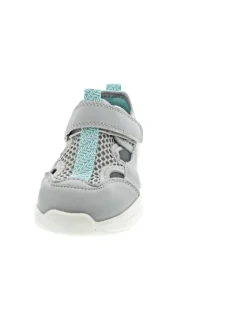 superfit Halbschuhe·Slipper^Flash Klettschuh Grau