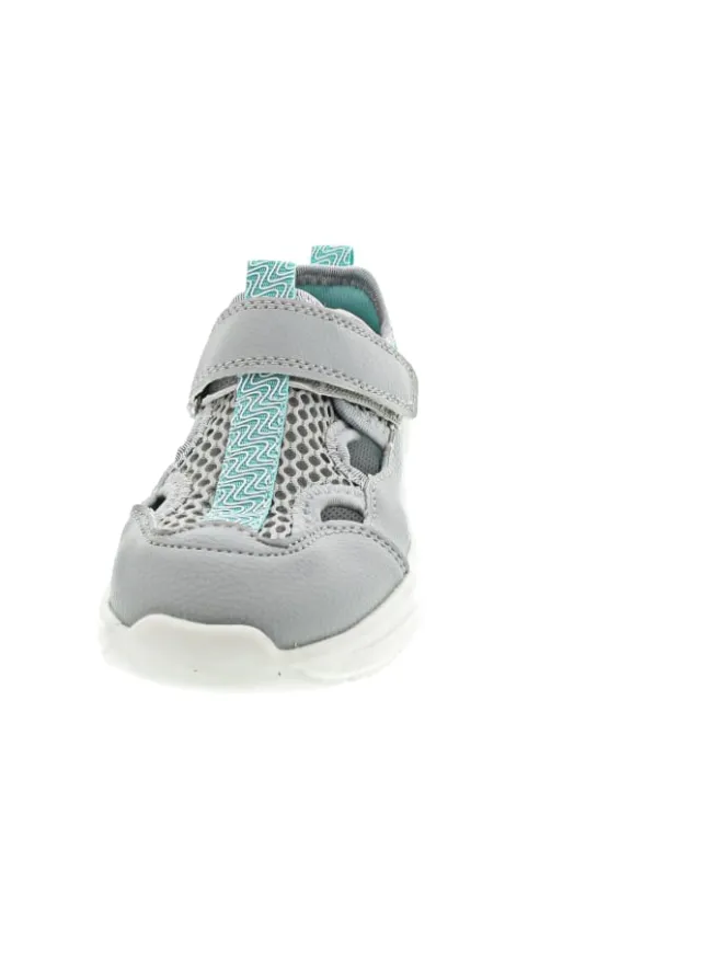 superfit Halbschuhe·Slipper^Flash Klettschuh Grau