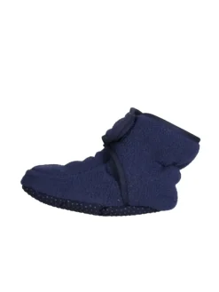 Fleece-Krabbelschuhe in Marine>Playshoes