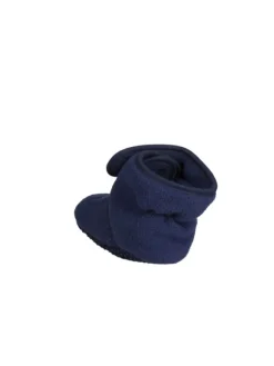 Fleece-Krabbelschuhe in Marine>Playshoes