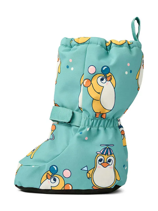 Småfolk Stiefel & Boots^Füßlinge "Pinguine" in Türkis