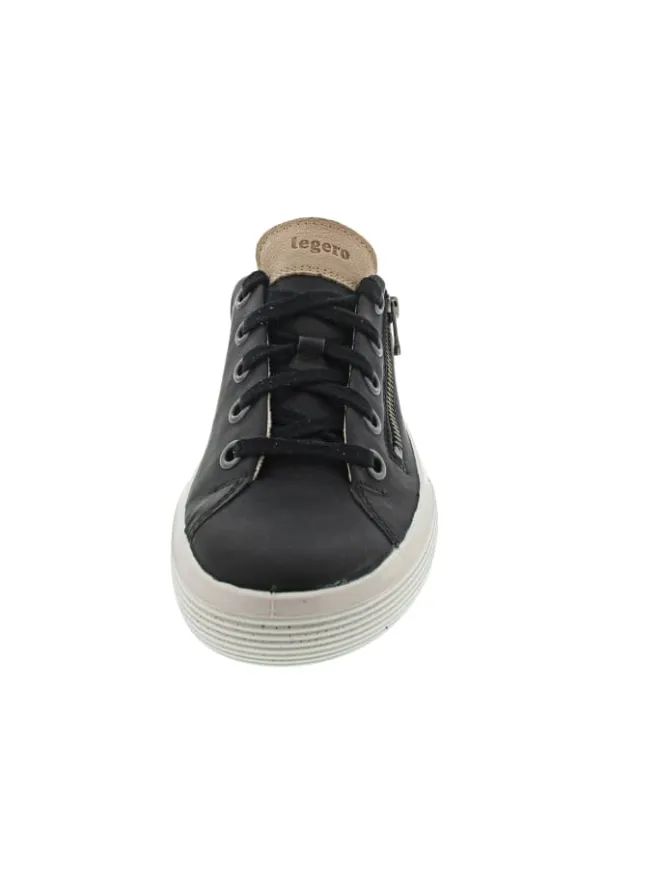 Fresh sportlicher Schnürer Schwarz>Legero Clearance