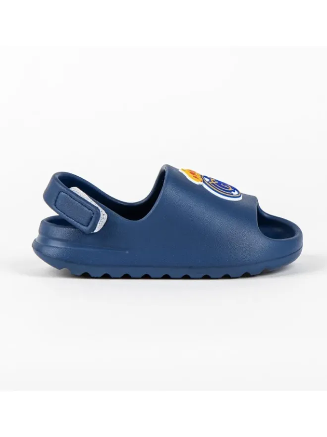 Real Madrid Badeschuhe^Fußball Badeschlappen Kinder Latschen Jungen Mädchen 22