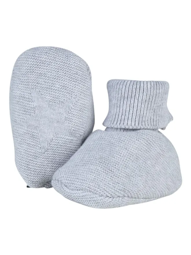 Sterntaler Hausschuhe^GOTS Strickschuhe in 545