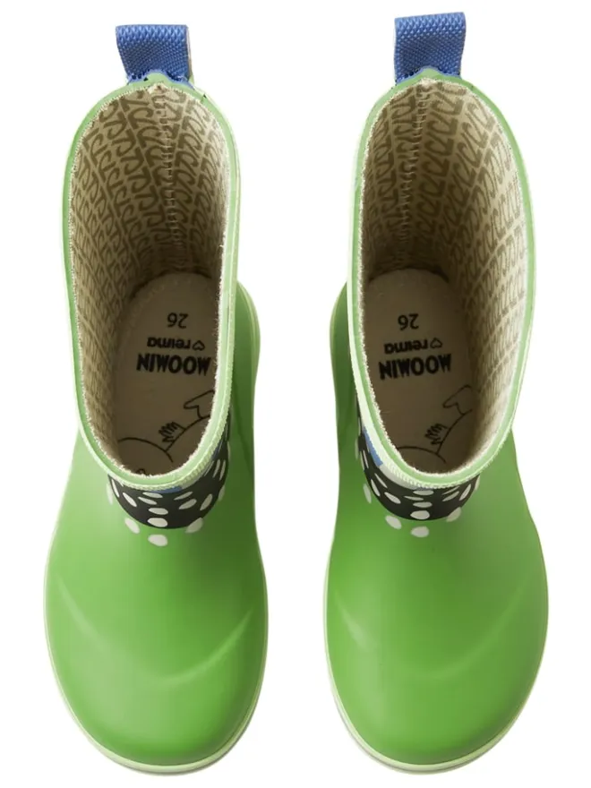 Reima Gummistiefel|Gummistiefel^Gummistiefel " Moomin Magisk " in Greenery