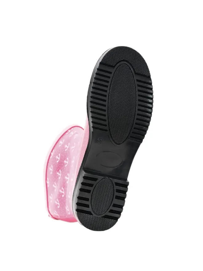 Gummistiefel Anchor High in Pink mit weißen Ankern>MADSea