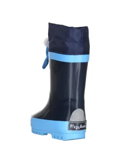 Gummistiefel Basic gefüttert in Marine>Playshoes Clearance