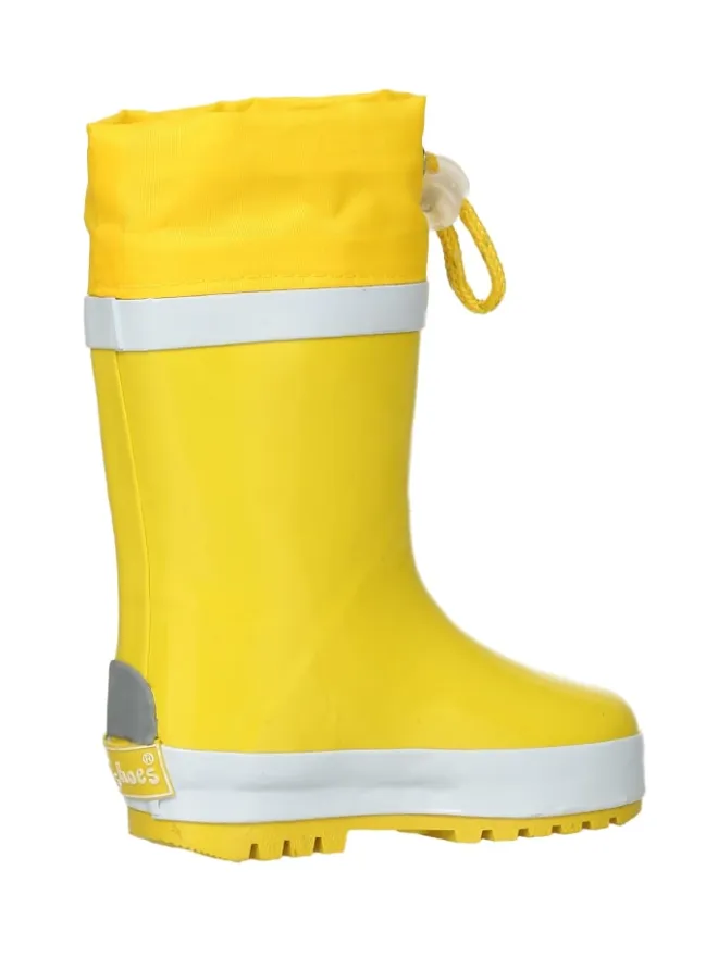 Gummistiefel Basic gefüttert in Gelb>Playshoes Sale