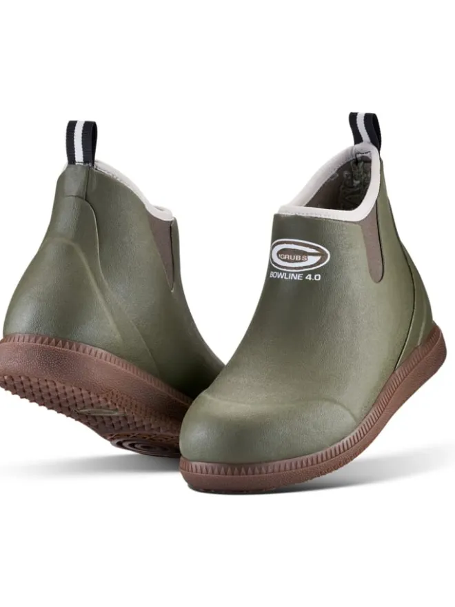 Grubs Gummistiefel^Gummistiefel "Bowline Unisex Ankle Wellington" in Grün