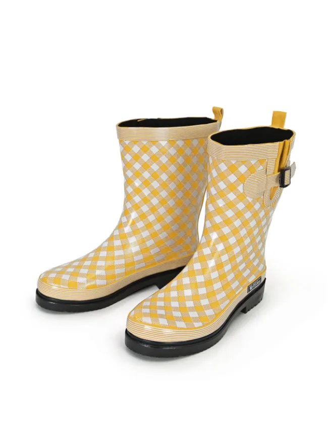 Gummistiefel Checkered in gelb>MADSea