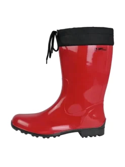 Regenliebe Gummistiefel^Gummistiefel de Fieselregen Langschaft in rot