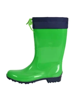 Regenliebe Gummistiefel^Gummistiefel de Fieselregen Langschaft in hellgrün/dunkelblau
