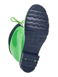 Regenliebe Gummistiefel^Gummistiefel de Fieselregen Langschaft in hellgrün/dunkelblau