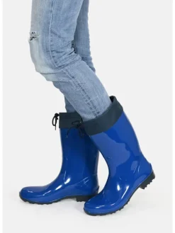 Gummistiefel de Fieselregen Langschaft in kobalt><noscript><img width=