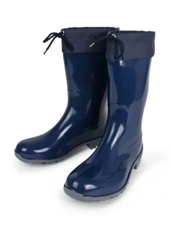 Gummistiefel de Fieselregen Langschaft in blau><noscript><img width=