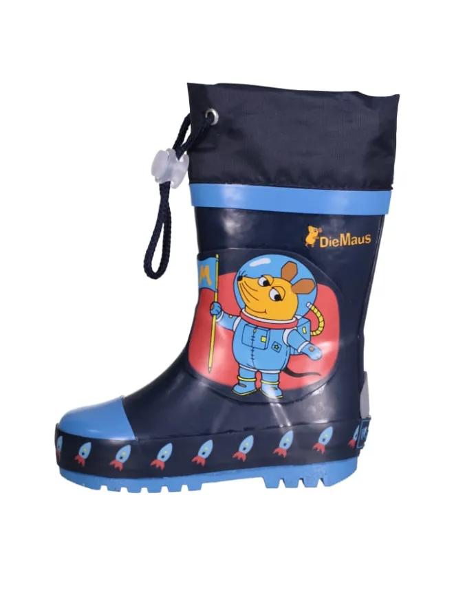 Playshoes Gummistiefel^Gummistiefel die Maus Weltraum in Marine