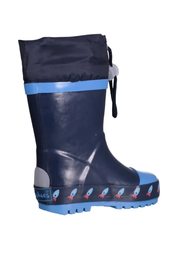 Playshoes Gummistiefel^Gummistiefel die Maus Weltraum in Marine