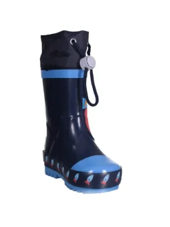 Playshoes Gummistiefel^Gummistiefel die Maus Weltraum in Marine