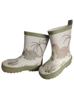 Gummistiefel "Dinosaurier" in Khaki/Beige>MaxiMo Online