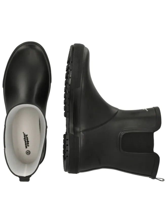 Weather Report Gummistiefel^Gummistiefel Erick in 1001S Black Solid