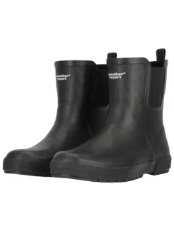 Gummistiefel Erickson in 1001S Black Solid>Weather Report New