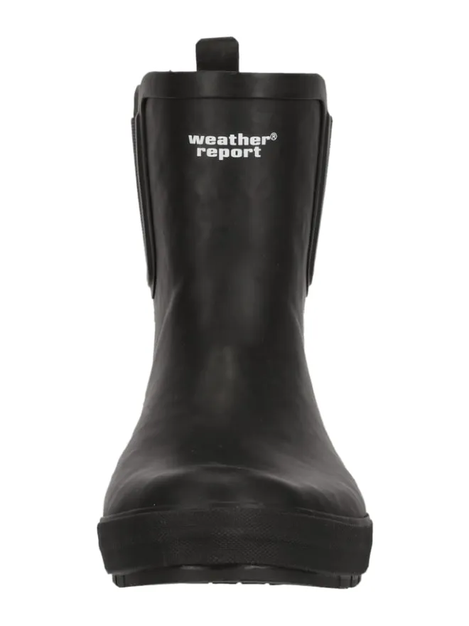 Gummistiefel Erickson in 1001S Black Solid>Weather Report New