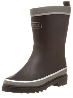 Gummistiefel "Foxfire Jnr" in Schwarz>Regatta Hot