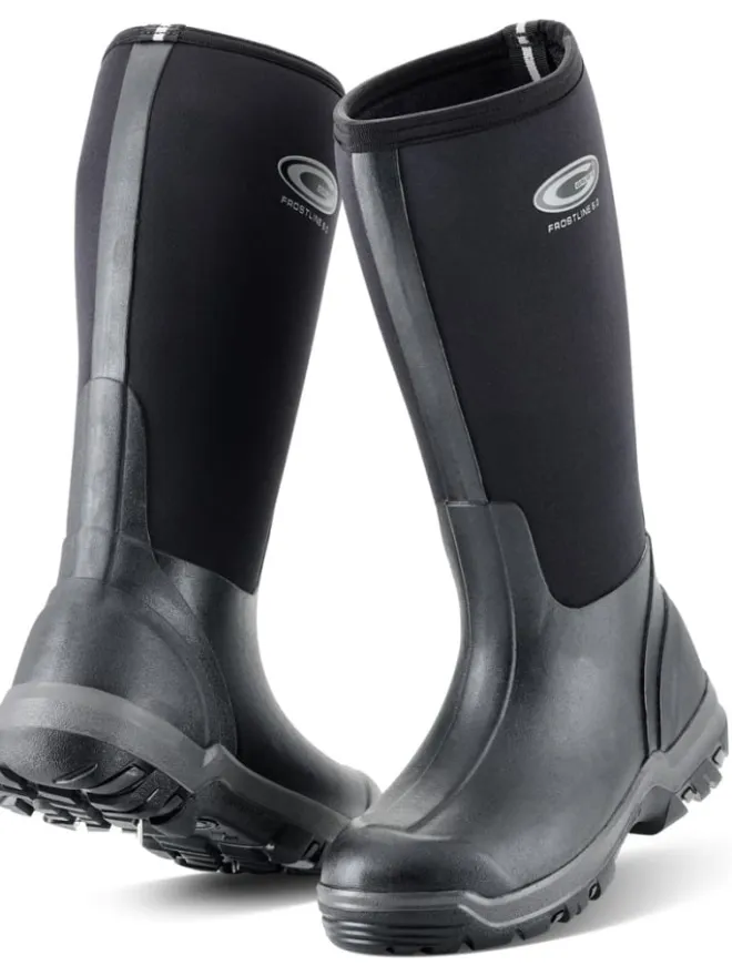 Grubs Gummistiefel^Gummistiefel "Frostline Unisex Classic Wellies" in Schwarz