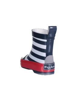 Playshoes Gummistiefel^Gummistiefel Halbschaft maritim in Marine/weiß