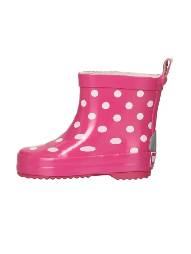 Playshoes Gummistiefel^Gummistiefel Halbschaft Punkte in Pink
