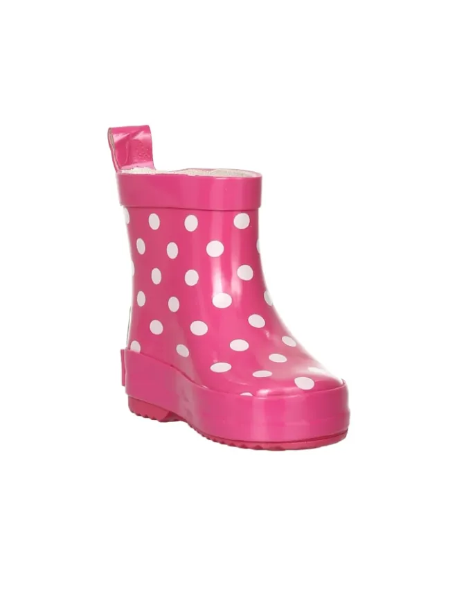 Playshoes Gummistiefel^Gummistiefel Halbschaft Punkte in Pink