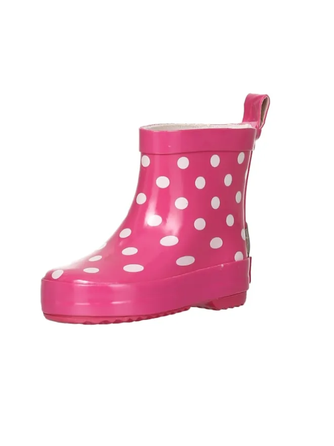 Playshoes Gummistiefel^Gummistiefel Halbschaft Punkte in Pink