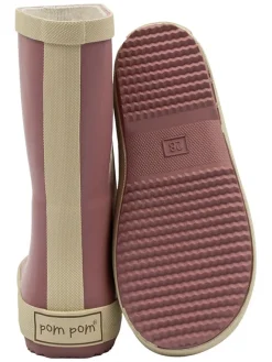 POM POM Gummistiefel^Gummistiefel in Altrosa