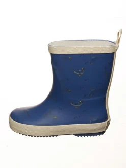 Gummistiefel in Blau/ Beige>POM POM Clearance