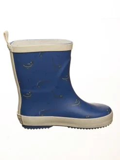 Gummistiefel in Blau/ Beige>POM POM Clearance