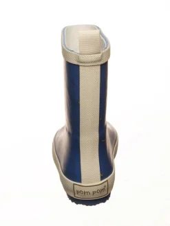 Gummistiefel in Blau/ Beige><noscript><img width=